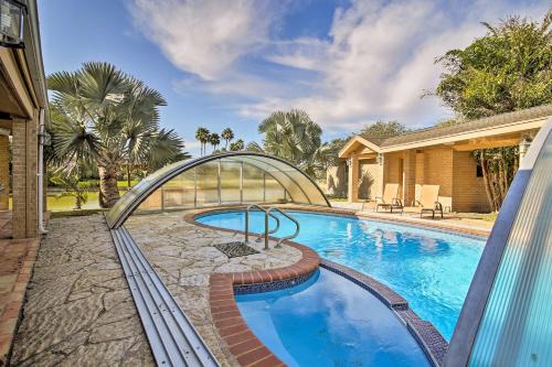 Pool and Game Room Waterfront Harlingen Home