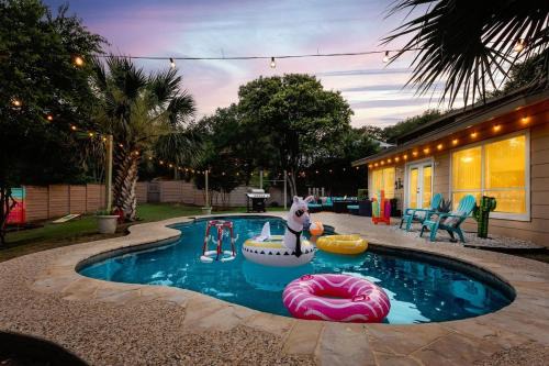 Pool! Games! Dogs! Space!