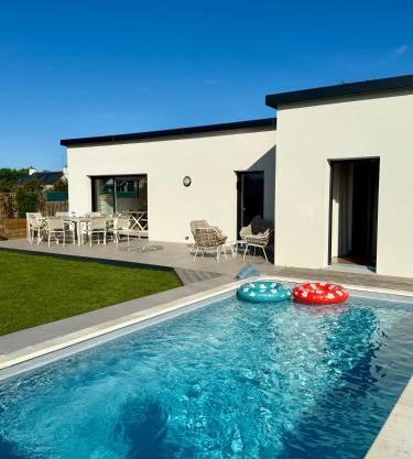 Port-Manech', Maison avec piscine - Plages à pied