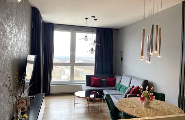 Praga 23rd Floor High-Class Apartment