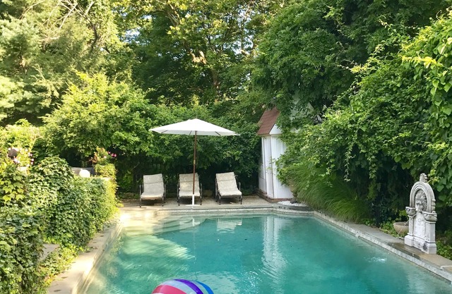 Private French Country Estate-New Canaan CT-Pool-Film Set-August available