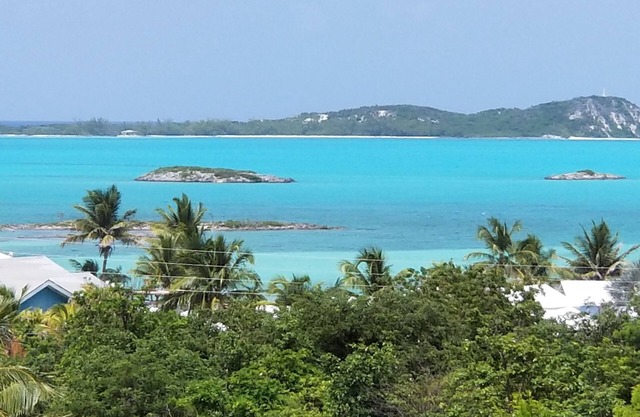 Private home with oceanviews and Stocking Island with short walk to Jolly Hall .