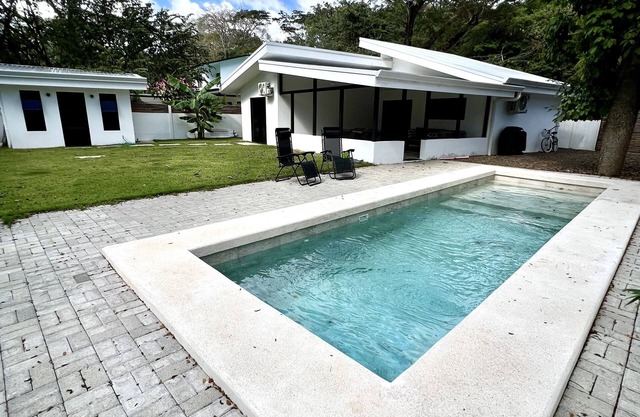 Private home with pool close to beaches and town