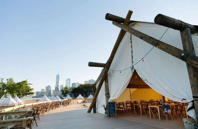 Private Island Glamping + Lady Liberty View