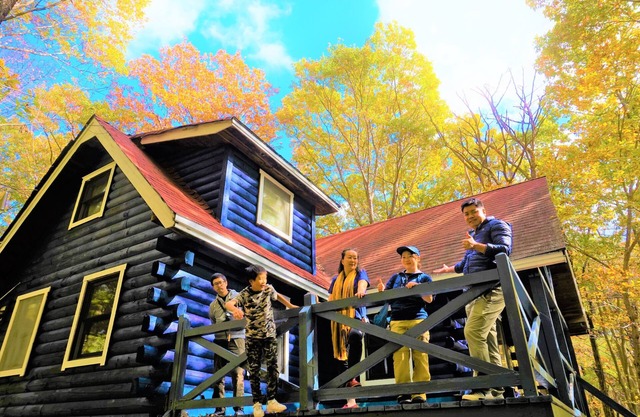 Private Log Cabin-Perfect for families, large groups, Parties are welcome!