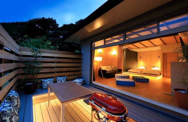 Private openair bath BBQ terrace Separate villa pets not allowed Room only plan/Ashigarakamigun Kanagawa