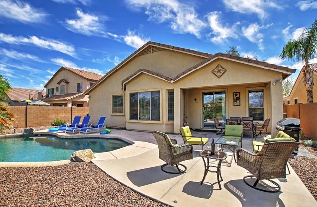 Private Pool and Golf Course View Queen Creek Home