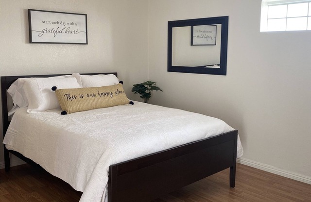 Private Studio with private entrance includes driveway parking space.