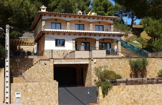 Private villa a short walk to Tamariu village and beach.