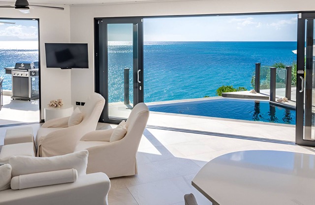 Private Villa with 2 Bedrooms Near Jolly Harbour with Captivating Ocean Views