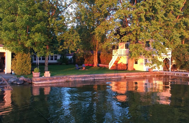 Private waterfront home with beautiful sunsets