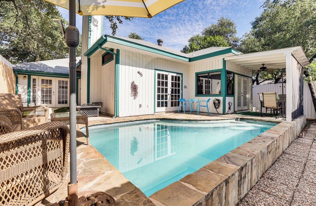 Private Yard w/Pool: Quiet Getaway in San Antonio