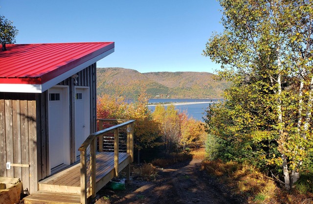 Puffin Pod Hike-In Sleeping Pod at Sally's Brook Off-Grid Luxury Cabins