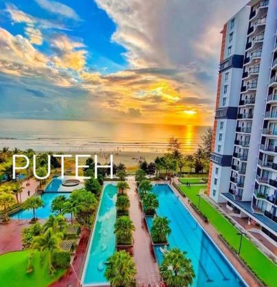 PUTEH Timurbay Beachfront Private SEA view Suite Kuantan