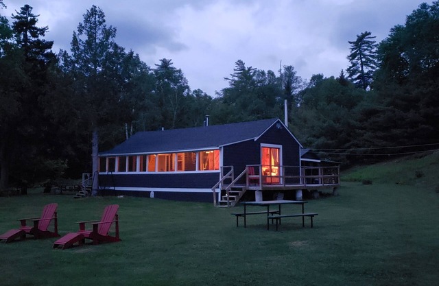 Quiet Lakeside Rangeley Lake Cabin