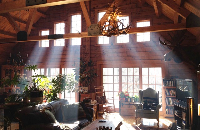 Rare private cabin retreat surrounded by 1700 acres of woods, yet close to town.