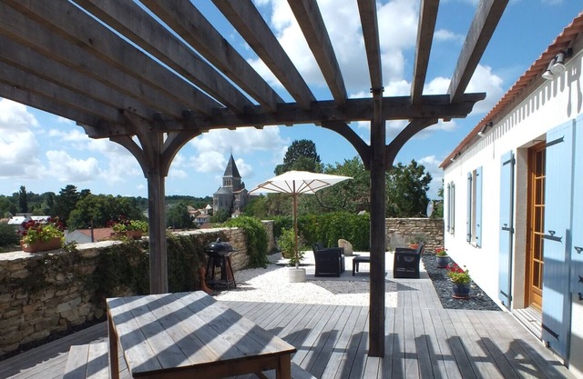 Recently Built Hillside House on the edge of a small town in South Vendee
