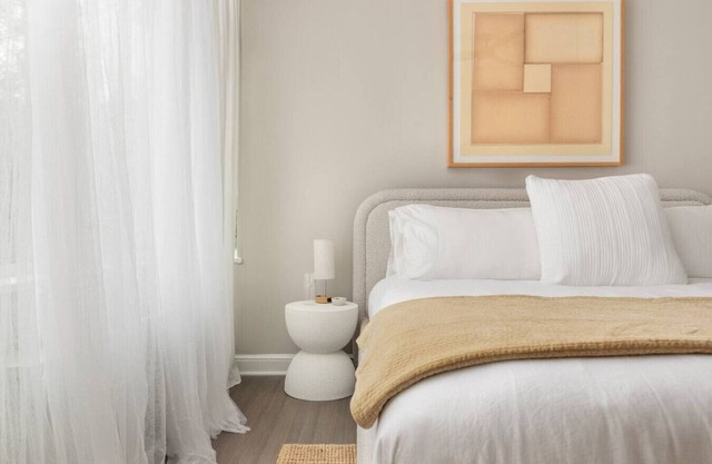 Refined 2BR King Suite | Gym + Lounge