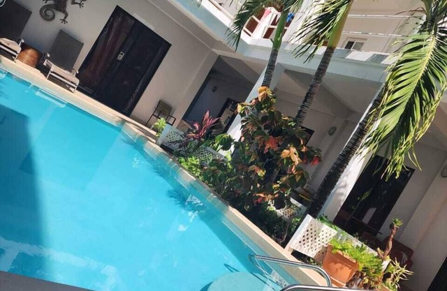 Relax and Unwind in Our Serene Poolside Studio Retreat!"