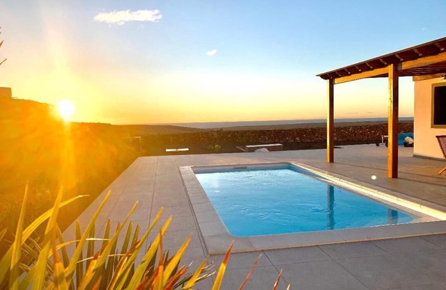 Relax in Tranquil Tindaya with Heated Pool and Great Views