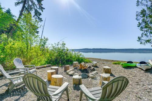 Relax on a Private Beach Shelton Getaway!