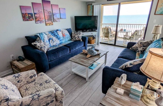 Renovated 2 bedroom ocean front condo - Right on the beach!