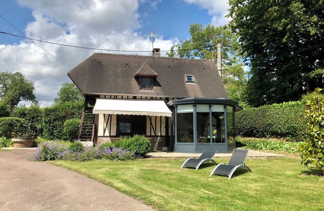 Renovated bread oven in pretty Normandy property