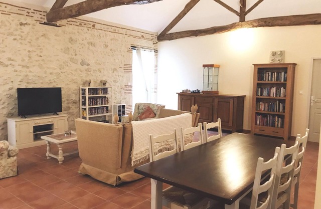 Renovated Stone Barn with private use large pool on Smallholding in Countryside