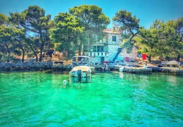 Robinson house in Kali with sea view, terrace, washing machine (4591-1)