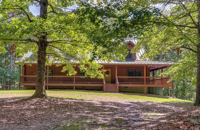 Rogers Cabin on 17 Acres w/Wraparound Deck!
