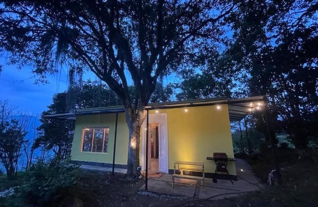 Romántico refugio en la montaña