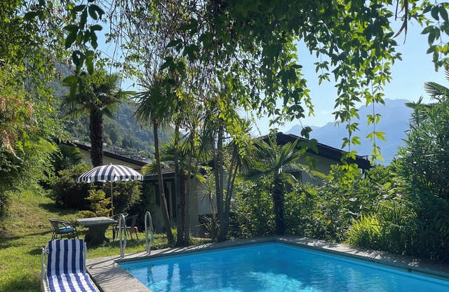 Romantic retreat with swimming pool.
