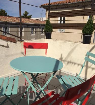 Rooftop appartement centre Arenes