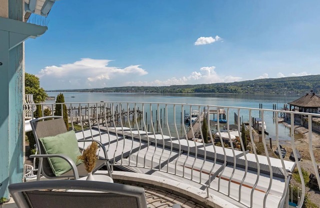 Room 'Mit Seeblick Und Balkon' with Lake View, Shared Terrace and Wi-Fi