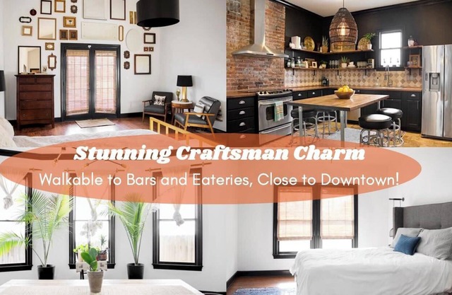 Roomy Craftsman Home Walkable to Bars & Eateries