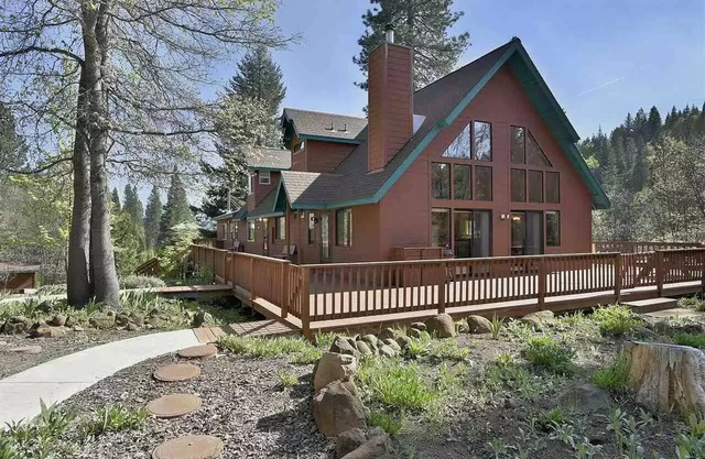Rustic lodge sits on 60 private acres in the shadow of Mt. Shasta!