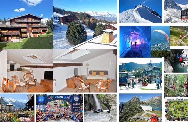 Saint Gervais - Le Bettex T3 Duplex (1400m d'altitude)/55m2/Vue Mont Blanc - Aux Pieds des Pistes!