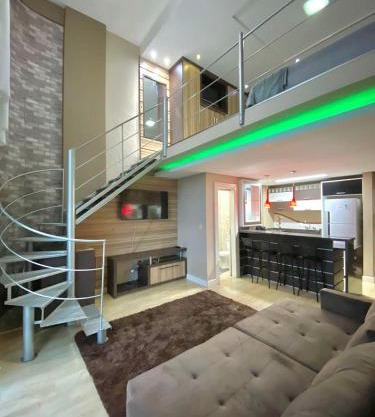 Saint Sebastian Flat 612 - Com Hidro! até 4 pessoas, Duplex, no centro