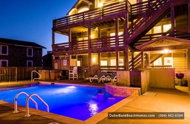 Sale: Aug23-Aug28 Angler’s Retreat | Oceanfront Pool Spa Theater Elevator