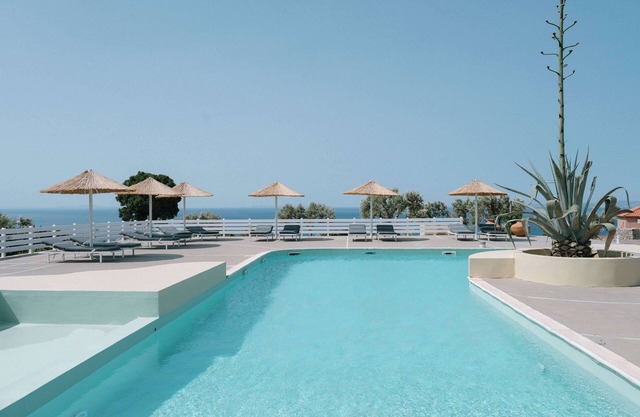Samos Seaside Nest – Mandilada, Shared Pool