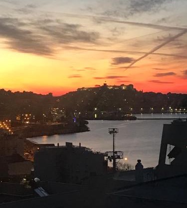 Sea and Castle Panoramic View