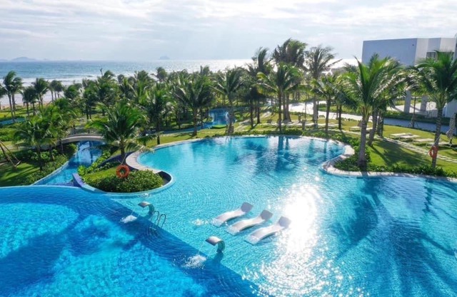 Sea view at The Arena Cam Ranh, Bai Dai beach, near airport Nha Trang, Khanh Hoa