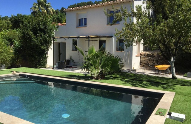 Sea view villa in a country setting with private pool