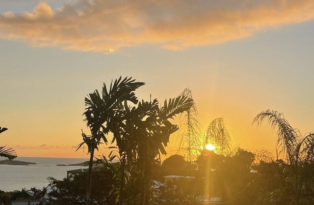 Searenity Villa in Cruz Bay with private pool and sunset view