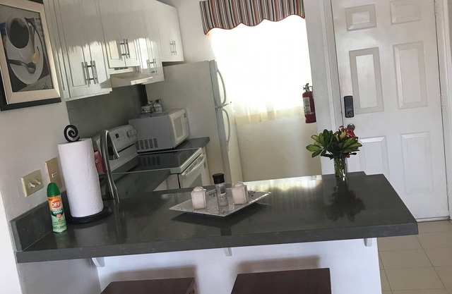Seascape Villa 403E is a waterside condo within 10 mins walk to the Beach.