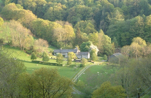 Secluded stone-built cottage on farm in Mid -Wales, near beaches and mountains.