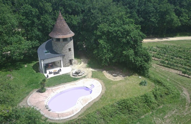 Secluded Vineyard Windmill