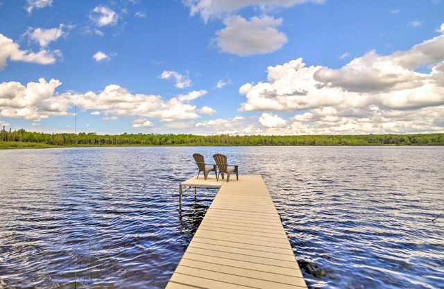 Secluded Woodsy Watersmeet Cabin with Fire Pit!