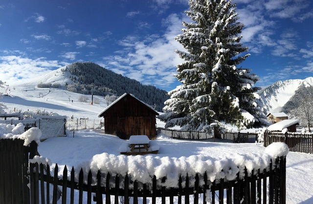 Self-contained apartment in an authentic mountain village