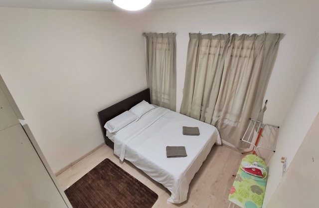 Simple house in the city